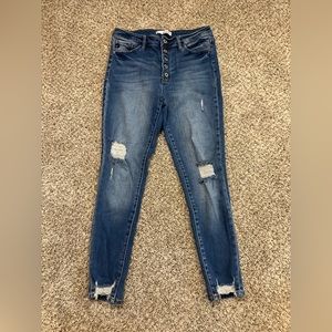 KanCan distressed skinny jeans